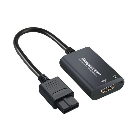 (LS)Simplecom CM461 HDMI Adapter Composite AV to HDMI Converter for Nintendo NGC N64 SNES SFC