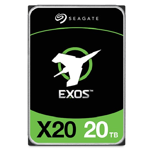 Seagate Exos X20 ENTERPRISE 512E/4KN INTERNAL 3.5' SATA DRIVE, 20TB, 6GB/S, 7200RPM, 5YR WTY