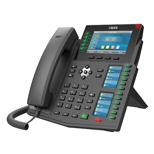 Fanvil X6U Enterprise IP Phone - 4.3' (Video) Colour Screen, 20 Lines, 60 x DSS Buttons, Dual Gigabit NIC, Built in Bluetooth, *SBC Ready (V2)