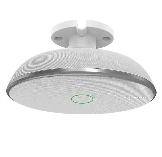 Yealink VCM38 Ceiling Microphone Array, 360-degree Voice Pickup, Built-in 8-Microphone Optima HD Voice, Dual-color LED Indicator, EOL