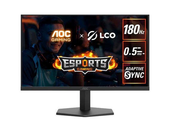 AOC 27'QHD,IPS,180Hz,1ms GtG / 0.5ms MPRT,HDR10,1H1DP, normal stand,Adaptive Sync,Low input lag,Gaming mode,Dial Point,Shadow  Control,Low blue mode