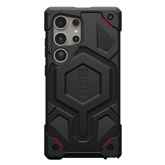UAG Monarch Kevlar Samsung Galaxy S24 Ultra 5G (6.8') Rugged Case - Black (214415113940), 20 ft. Drop Protection(6M),Multiple Layers,10 Years Warr