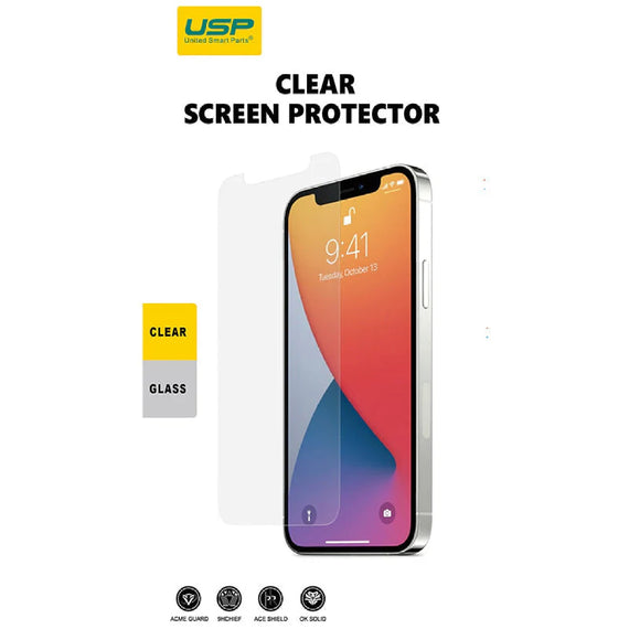USP Apple iPhone 16 Pro (6.3') Tempered Glass Screen Protector : Full Coverage, 9H Hardness, Bubble-free,Anti-fingerprint, 3 Years Warranty