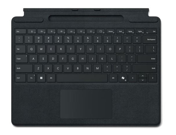 Microsoft Surface Pro Signature Keyboard Black Microsoft Cover port compatible Pro 11 Pro 10 Surface Pro 9 Surface Pro 8 Surface Pro X -No Pen