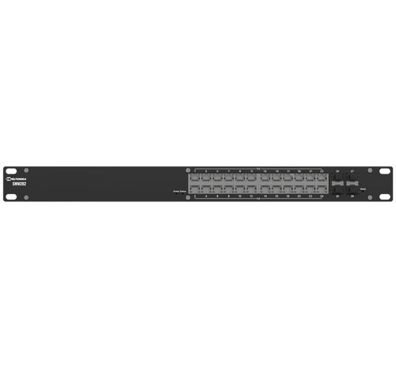Teltonika SWM282 PoE+ managed switch, 24 PoE+ ports with up to 30W per port, 10/100/1000 Mbps, 2 years of Free RMS Management