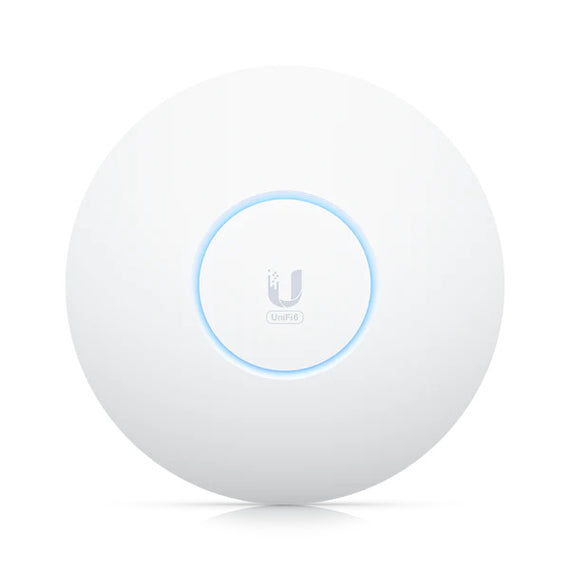 Ubiquiti UniFi U6-Enterprise WiFi 6E 4x4 MIMO PoE+ Access Point,140m Coverage,600+ Device&2.5GbE Uplink, Ceiling Mount,For High-Density