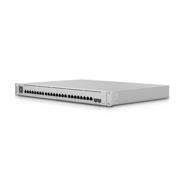 Ubiquiti UniFi Switch Enterprise 24-port PoE+ 12x2.5GbE 12x1GbE Ports, For Wi-Fi 6 AP, 2x 10g SFP+ Ports, Managed Layer 3 Switch (400W)