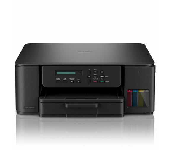 Brother T580DW A4 3-in-1 Refillable Ink Tank Printer with ultra-low running costs, 16ppm, auto duplex printing, 7,500/5,000 page, dual-band Wi-Fi
